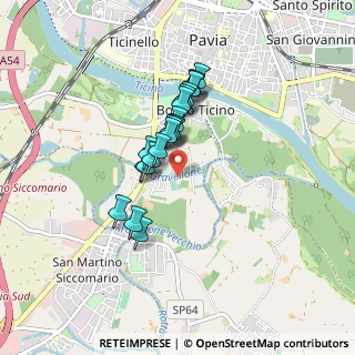 Mappa Strada del Gravellone, 27100 Pavia PV, Italia (0.631)