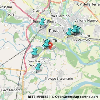 Mappa Strada del Gravellone, 27100 Pavia PV, Italia (1.82182)