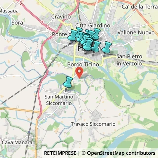 Mappa Strada del Gravellone, 27100 Pavia PV, Italia (1.6475)