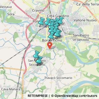 Mappa Strada del Gravellone, 27100 Pavia PV, Italia (1.5595)