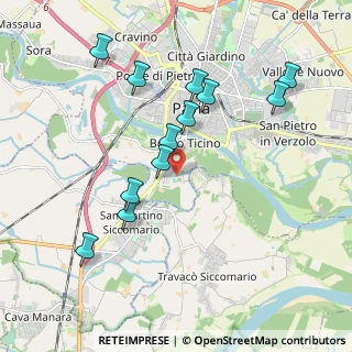 Mappa Strada del Gravellone, 27100 Pavia PV, Italia (1.96667)