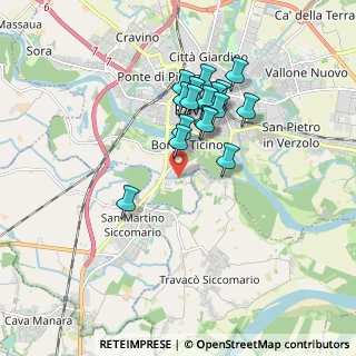 Mappa Strada del Gravellone, 27100 Pavia PV, Italia (1.46824)