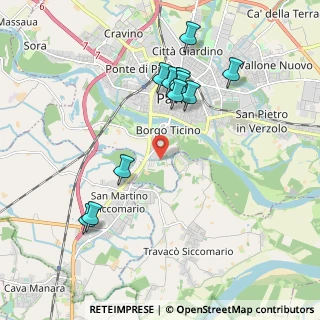 Mappa Strada del Gravellone, 27100 Pavia PV, Italia (2.00636)