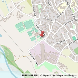 Mappa Via alle Fabbriche, 125, 10072 Caselle Torinese, Torino (Piemonte)