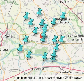 Mappa Via Europa, 27010 Filighera PV, Italia (6.48526)