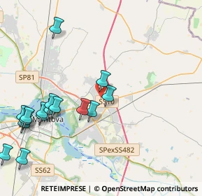 Mappa 46030 San Giorgio di Mantova MN, Italia (4.92875)