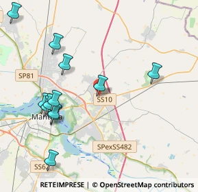 Mappa 46030 San Giorgio di Mantova MN, Italia (4.96692)