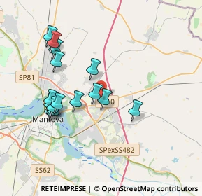 Mappa 46030 San Giorgio di Mantova MN, Italia (3.60933)