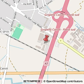 Mappa Via G. Donizetti, 60, 27027 Gropello Cairoli, Pavia (Lombardia)