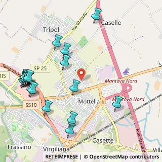 Mappa Via Padre Kolbe, 46030 Mottella MN, Italia (1.323)