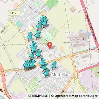 Mappa Via Padre Kolbe, 46030 Mottella MN, Italia (0.5145)