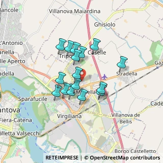 Mappa Via Padre Kolbe, 46030 Mottella MN, Italia (1.30688)