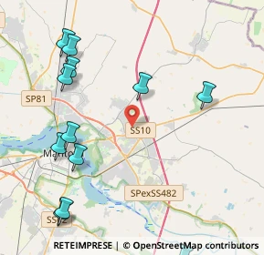 Mappa Via Padre Kolbe, 46030 Mottella MN, Italia (6.15067)