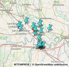 Mappa Via Morandi, 26841 Casalpusterlengo LO, Italia (10.9905)