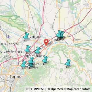 Mappa Via T. Galimberti, 10032 Brandizzo TO, Italia (8.05769)