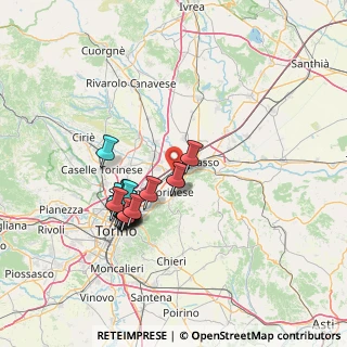 Mappa Via T. Galimberti, 10032 Brandizzo TO, Italia (12.9525)
