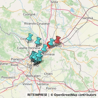 Mappa Via T. Galimberti, 10032 Brandizzo TO, Italia (11.863)