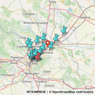 Mappa Via T. Galimberti, 10032 Brandizzo TO, Italia (11.7025)