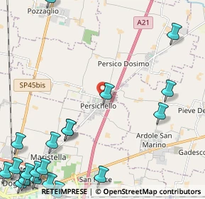 Mappa Via Salvador Allende, 26043 Persico Dosimo CR, Italia (3.5575)