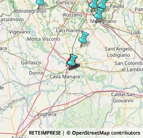 Mappa Via Gravellone, 27100 Pavia PV, Italia (25.604)