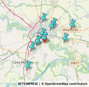 Mappa Via Charles Darwin, 27100 Pavia PV, Italia (2.78)