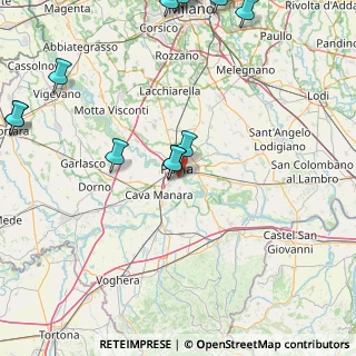 Mappa Via Frua, 27100 Pavia PV, Italia (25.49067)