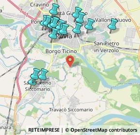 Mappa Via Charles Darwin, 27100 Pavia PV, Italia (2.216)