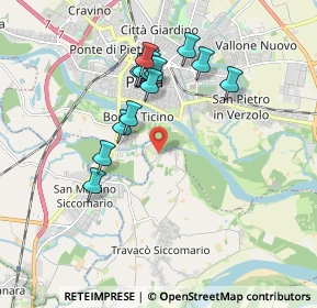 Mappa Via Charles Darwin, 27100 Pavia PV, Italia (1.68333)