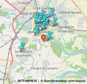 Mappa Via Charles Darwin, 27100 Pavia PV, Italia (1.51118)