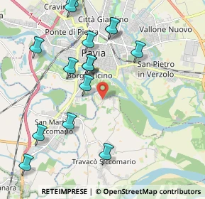 Mappa Via Charles Darwin, 27100 Pavia PV, Italia (2.21188)