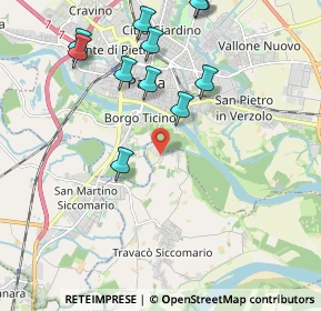 Mappa Via Charles Darwin, 27100 Pavia PV, Italia (2.25545)