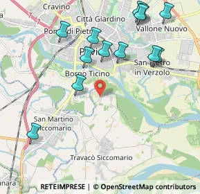 Mappa Via Charles Darwin, 27100 Pavia PV, Italia (2.35769)
