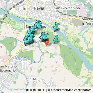 Mappa Via Charles Darwin, 27100 Pavia PV, Italia (0.74643)