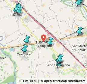 Mappa Strada Statale, 26864 Ospedaletto Lodigiano LO, Italia (3.345)