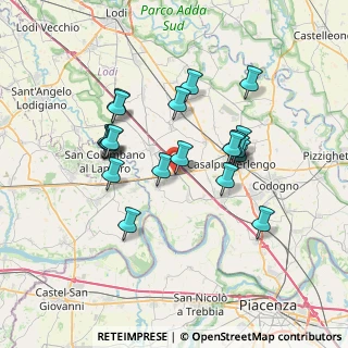 Mappa Via del Cristo, 26864 Ospedaletto Lodigiano LO, Italia (6.411)