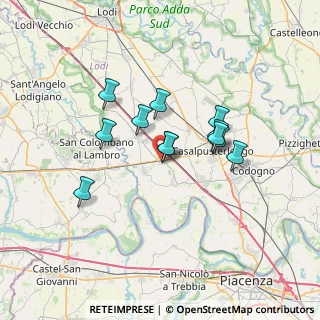 Mappa Via del Cristo, 26864 Ospedaletto Lodigiano LO, Italia (5.40917)