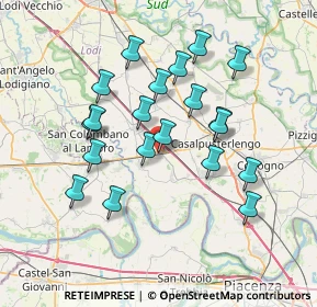 Mappa Strada Statale, 26864 Ospedaletto Lodigiano LO, Italia (6.708)