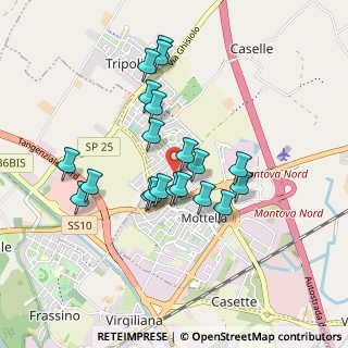 Mappa Via Castiona, 46030 Mottella MN, Italia (0.7675)
