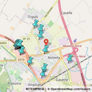 Mappa Via Castiona, 46030 Mottella MN, Italia (1.213)