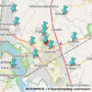 Mappa Via Castiona, 46030 Mottella MN, Italia (2.23083)