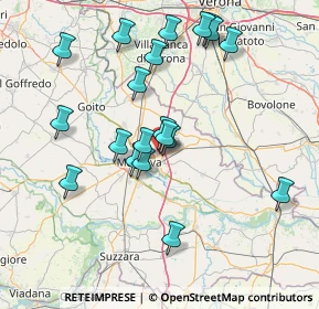 Mappa Via Salvo d'Acquisto, 46030 Mottella MN, Italia (14.9855)