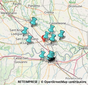 Mappa Via Pelizza da Volpedo, 26841 Casalpusterlengo LO, Italia (11.7435)