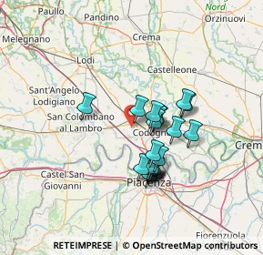 Mappa Via Pelizza da Volpedo, 26841 Casalpusterlengo LO, Italia (10.7135)