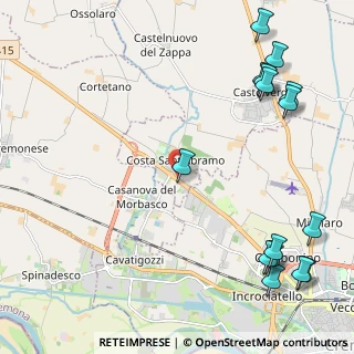 Mappa Strada Provinciale ex Strada Statale 415 Paullese, 26022 Costa Sant'Abramo CR, Italia (3.098)