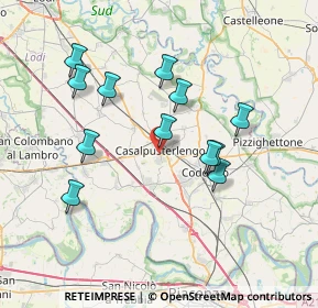 Mappa Via Martiri di Cefalonia, 26841 Casalpusterlengo LO, Italia (6.8525)