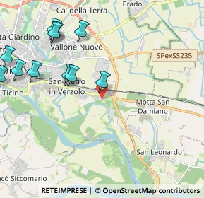 Mappa Via Grumello, 27100 Pavia PV, Italia (2.56182)