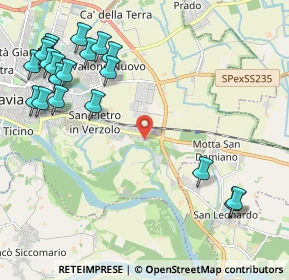 Mappa Via Grumello, 27100 Pavia PV, Italia (2.7595)