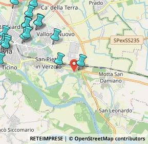 Mappa Via Grumello, 27100 Pavia PV, Italia (3.15941)