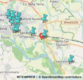 Mappa Via Grumello, 27100 Pavia PV, Italia (2.60231)