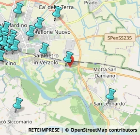 Mappa Via Grumello, 27100 Pavia PV, Italia (3.33737)